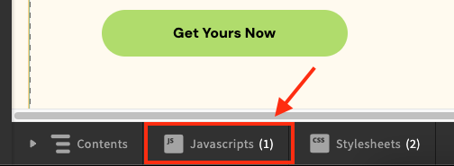 Unbounce JavaScript Settings