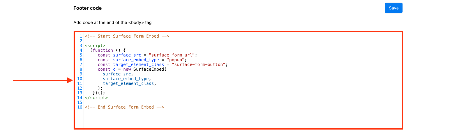 Webflow Footer Code Section