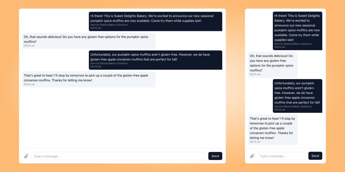 The conversation component