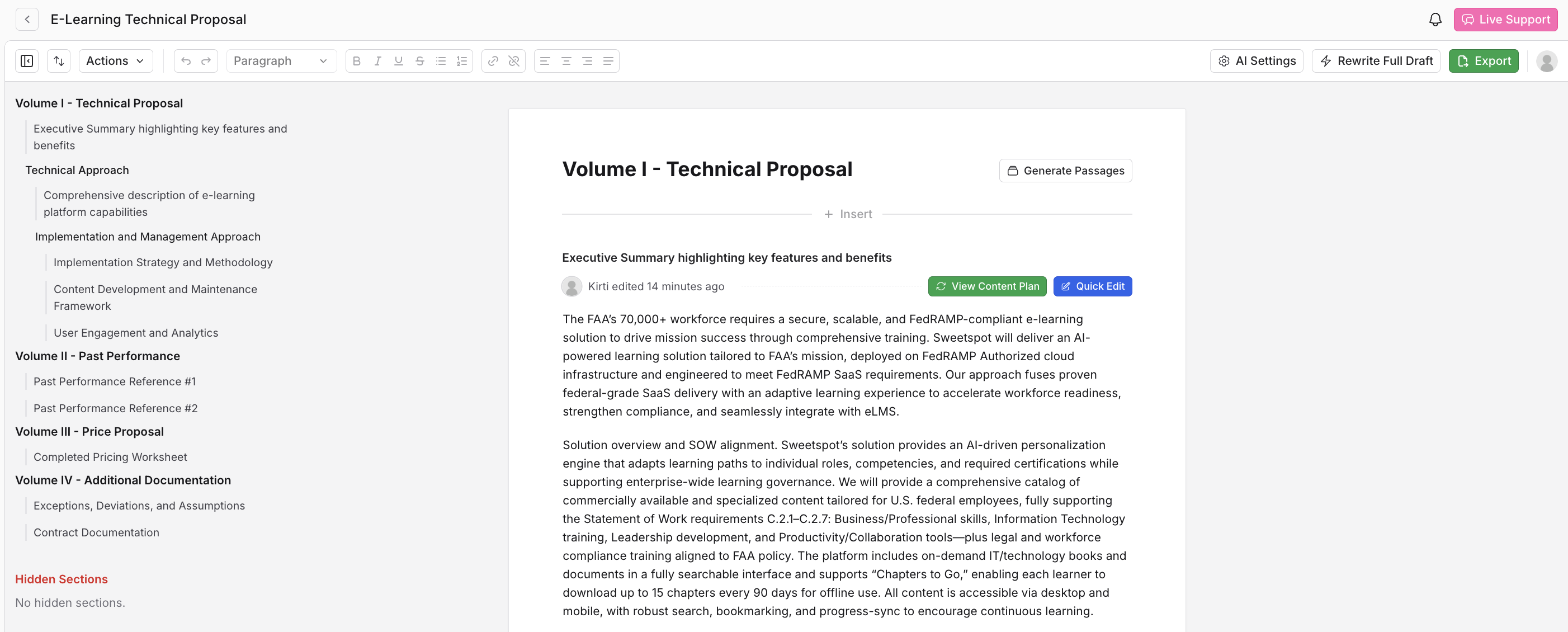 Proposal Writer
