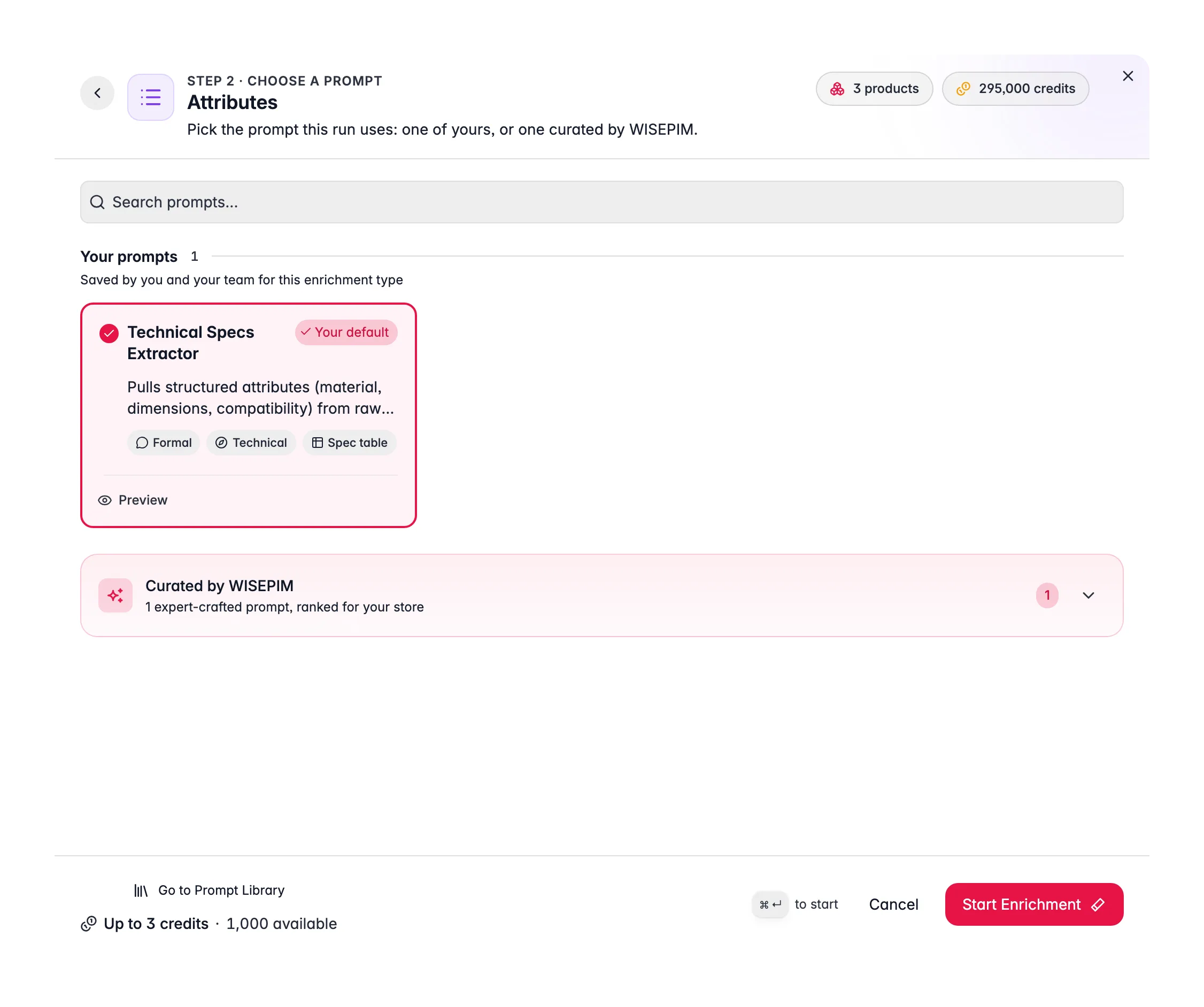Produktattribute mit AI in WISEPIM extrahieren