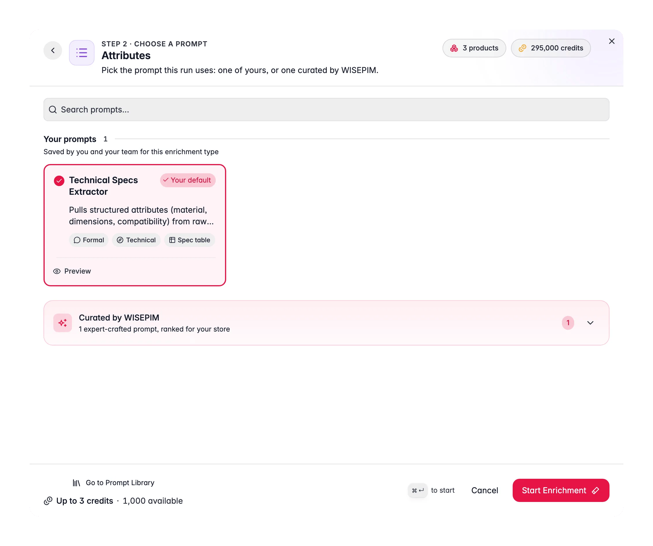 Produktattribute mit AI in WISEPIM extrahieren
