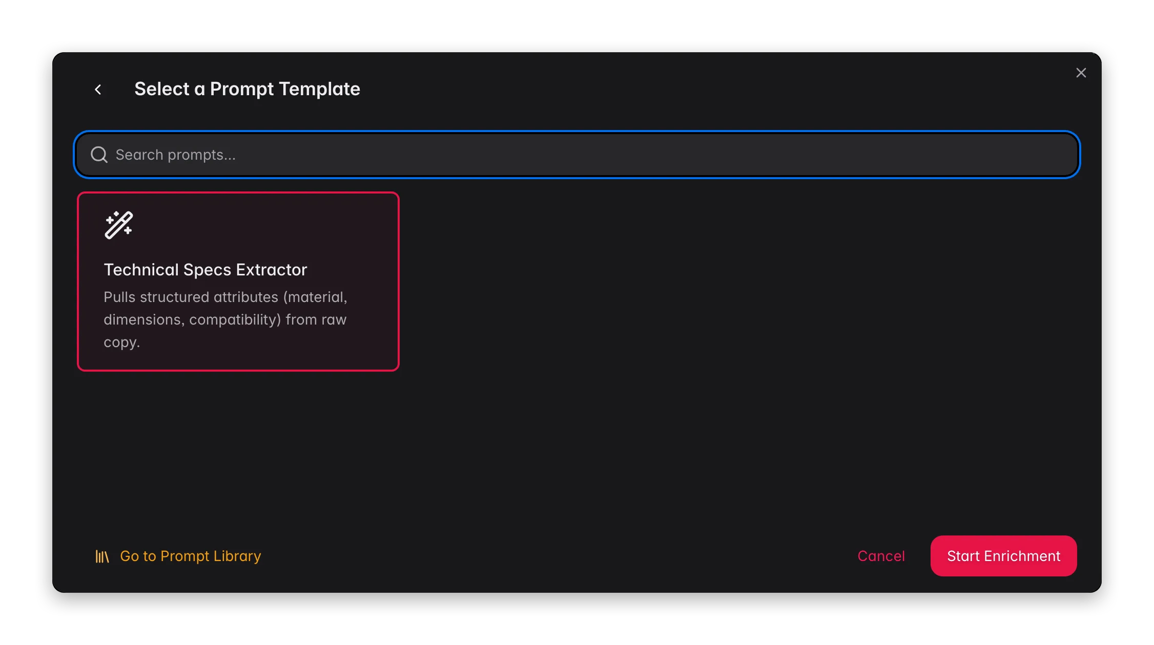 Extracting product attributes with AI in WISEPIM