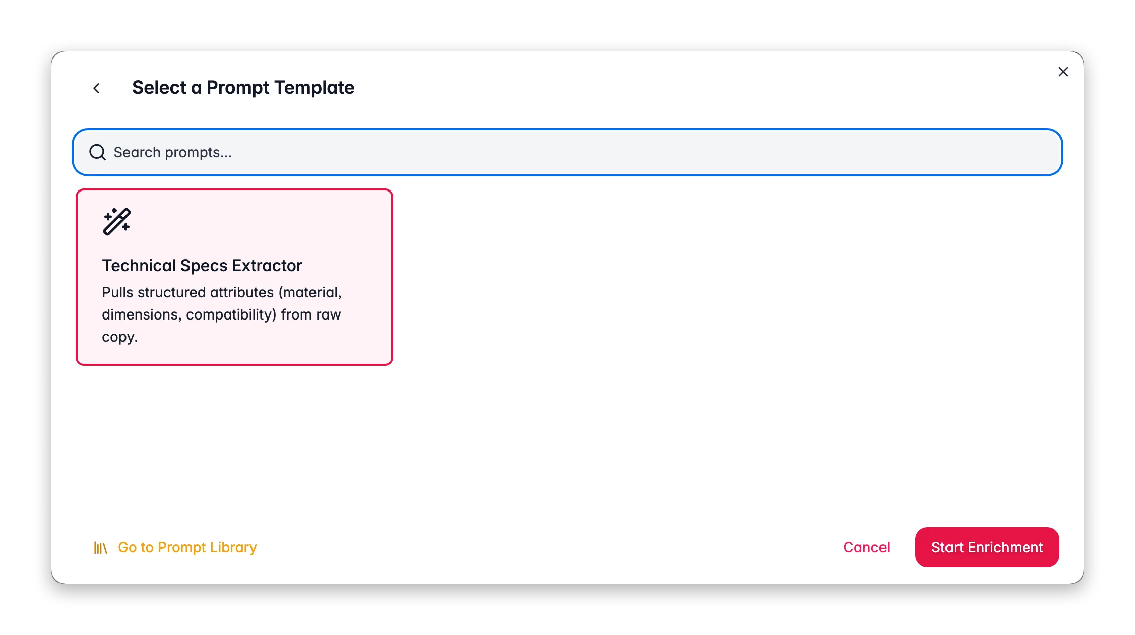Extracting product attributes with AI in WISEPIM