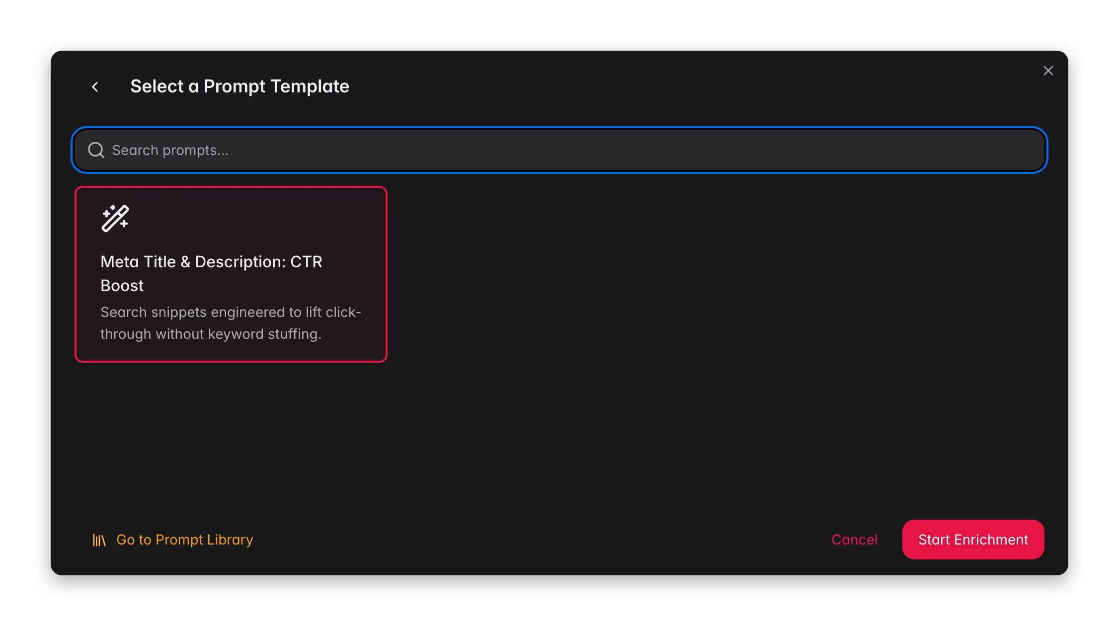 Generating SEO titles and meta descriptions with AI in WISEPIM