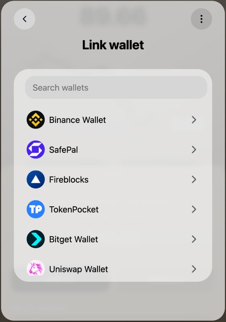 Search across more wallets