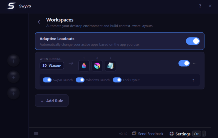 Workspaces New