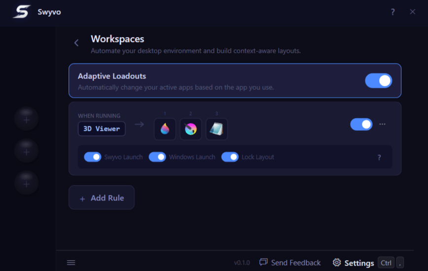 Workspaces New