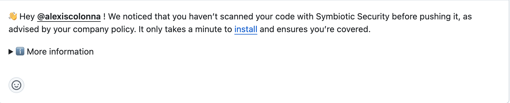 Activation Comment