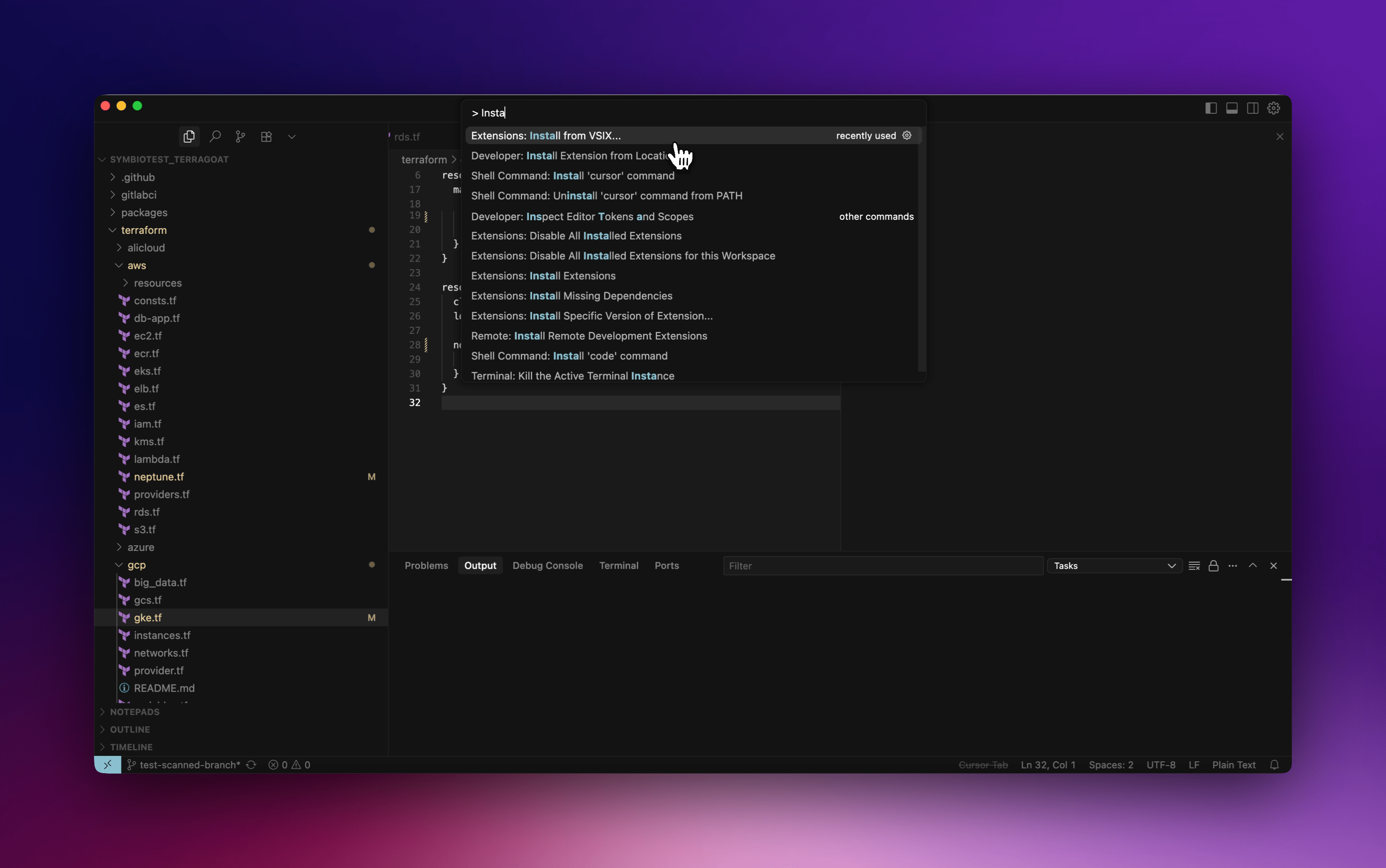 Install From Vsix Cursor Pn