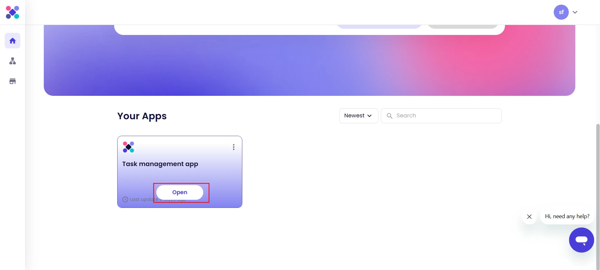 9 Open Shared Project