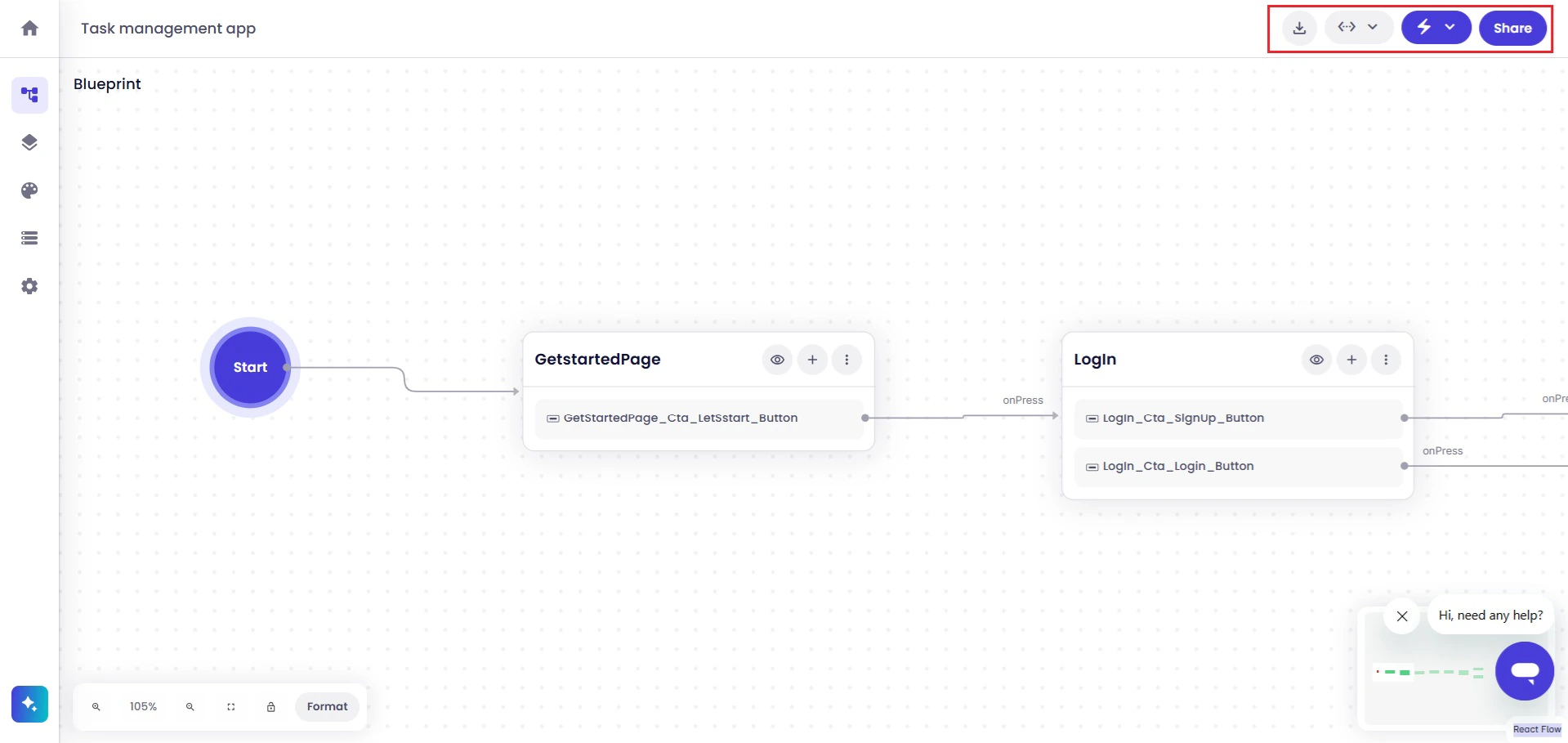 13 Top Right Workspace Actions