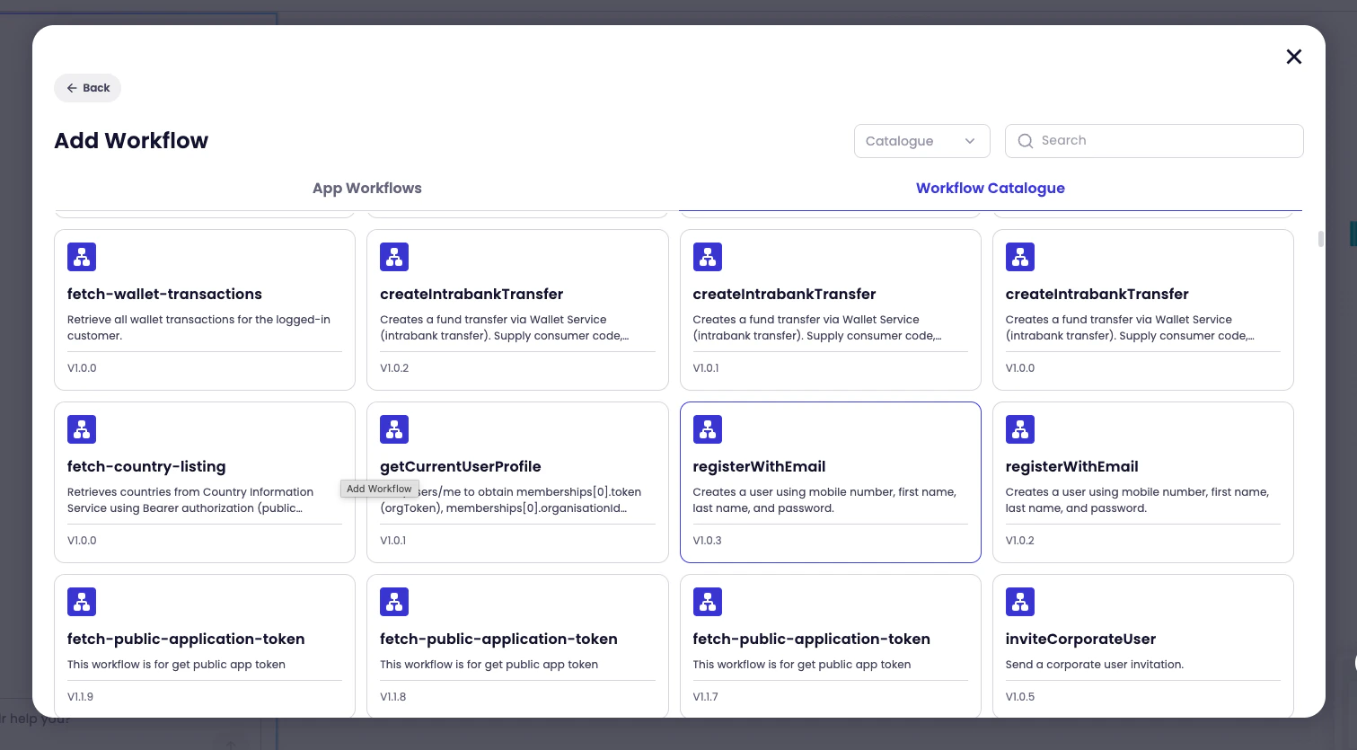 10 Add New Workflow