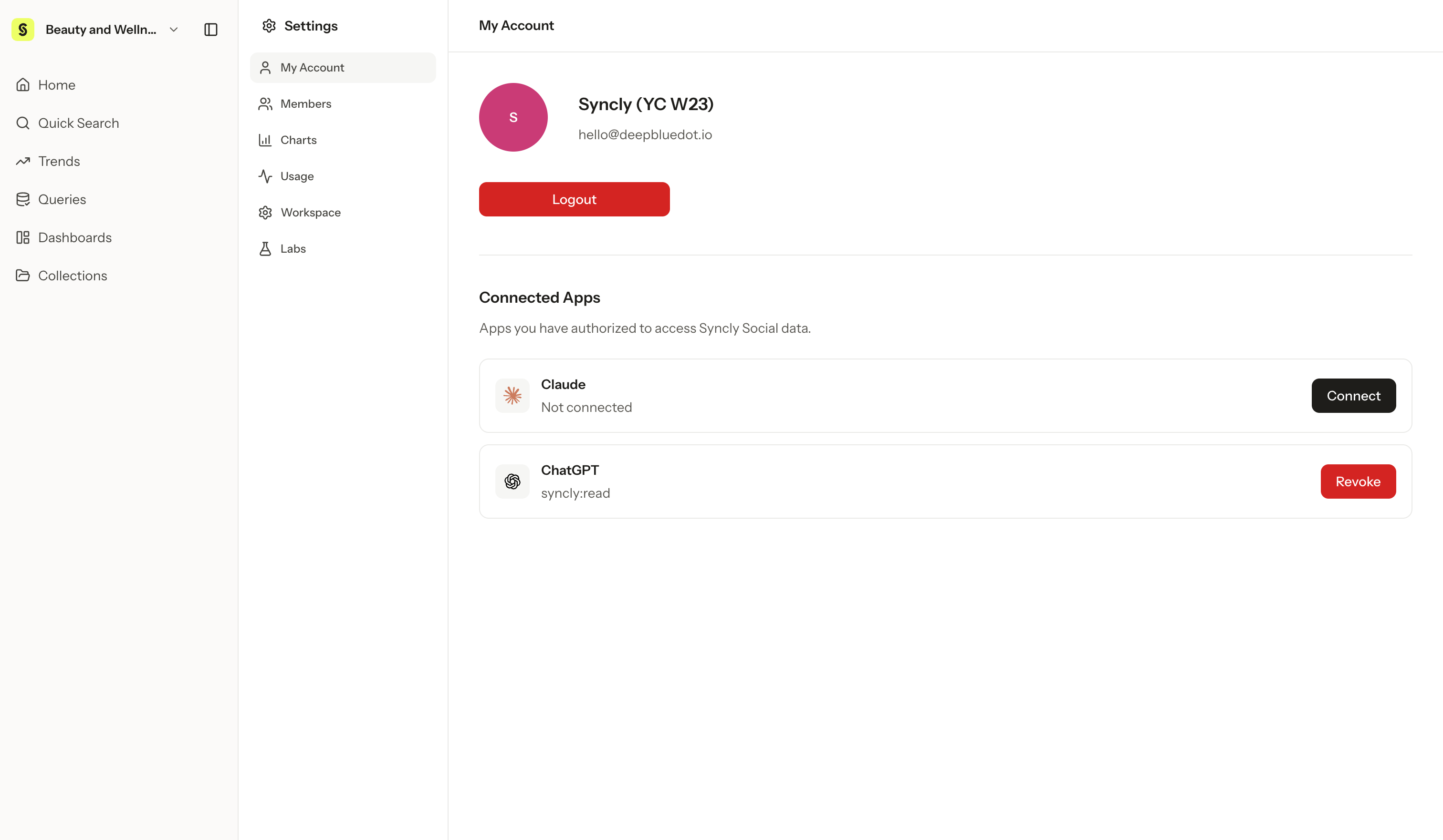 Connected Apps