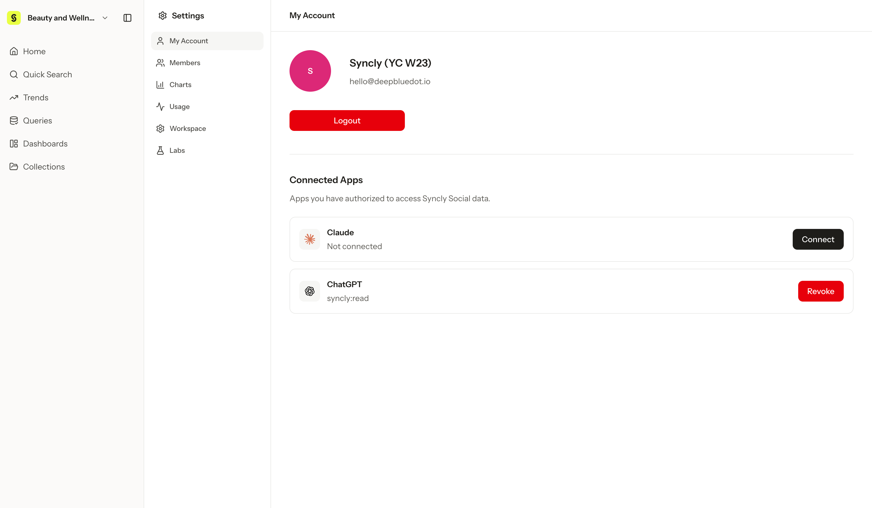 Connected Apps