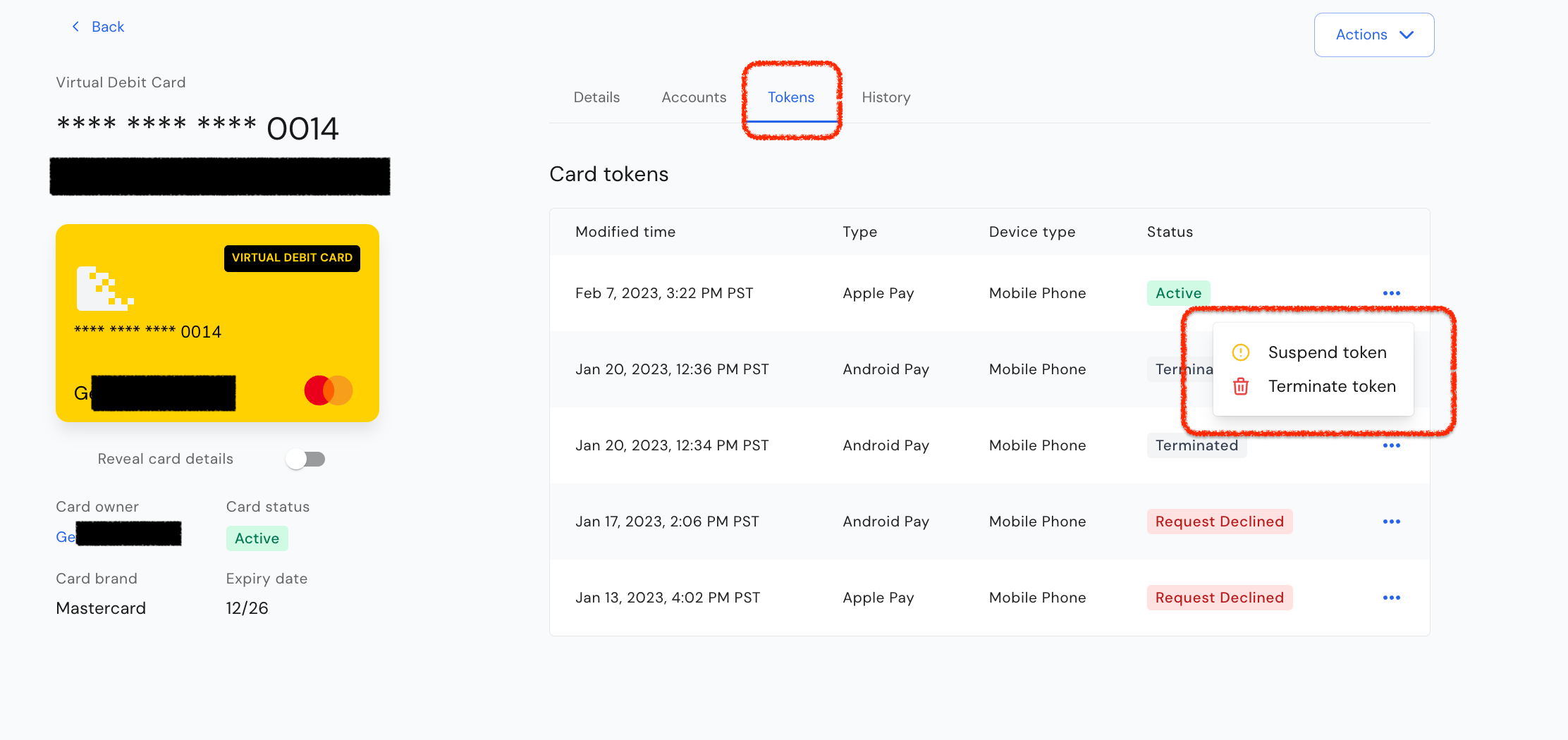 Tokenized Card Dimensions 1
