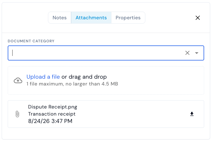 Document Upload Post Case Creation