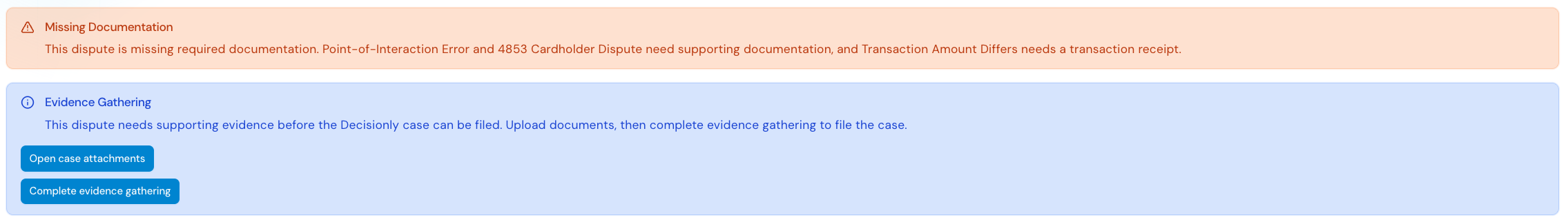 Evidence Gathering 1