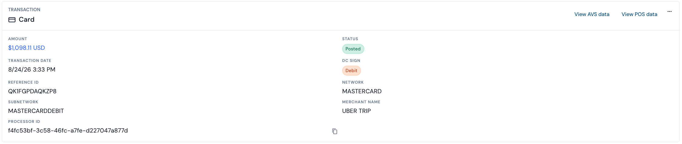 Transaction