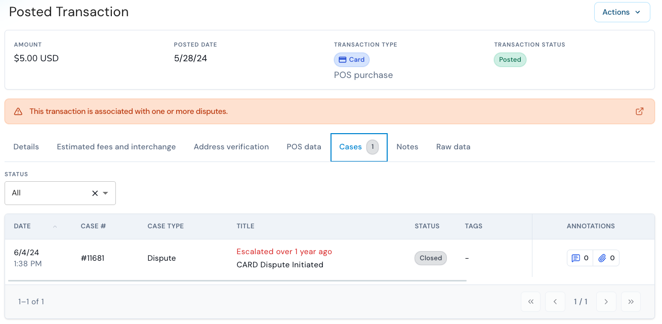 Transaction Cases V1