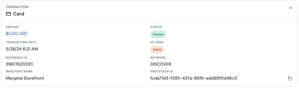 Transaction V1