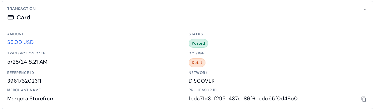 Transaction V1