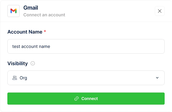 Connect A New Account