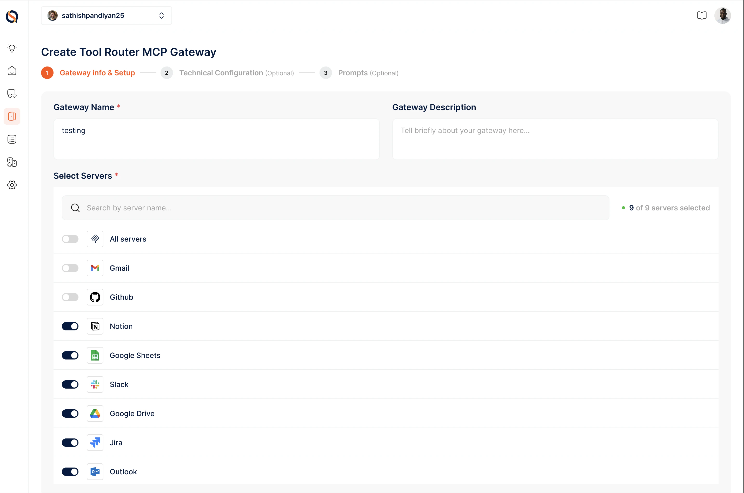 Step 3 Toolrouter Gateway