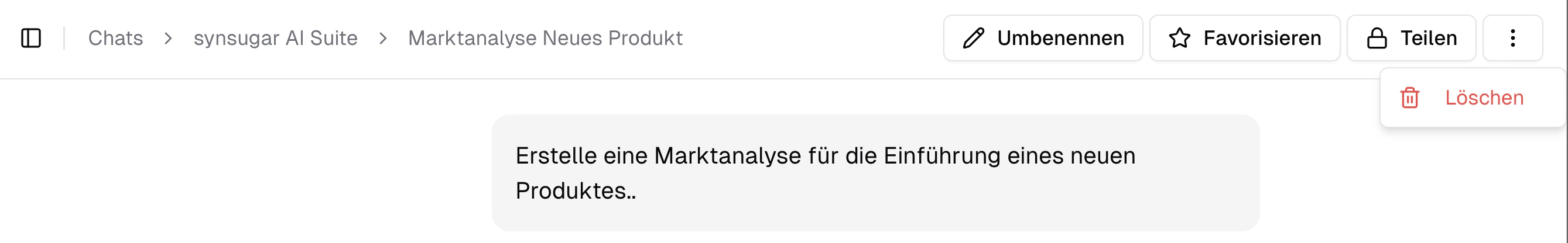 Verwaltungstools für Chats