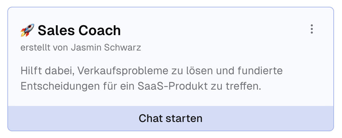 Assistenten aus Übersicht starten