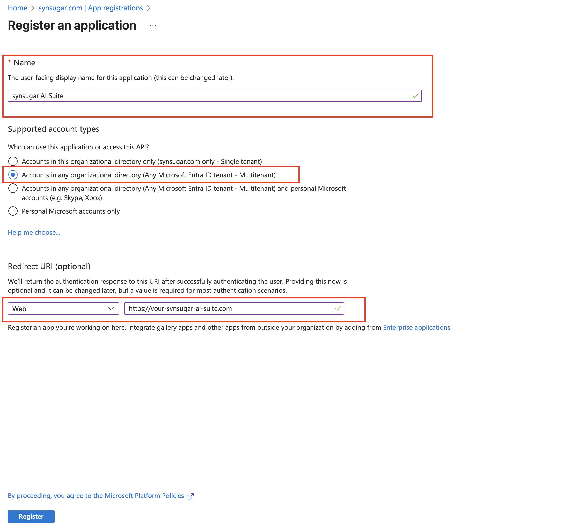 Sharepoint App-Registration.