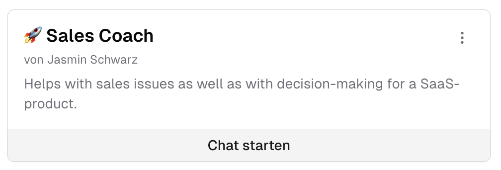 Assistenten aus Übersicht starten