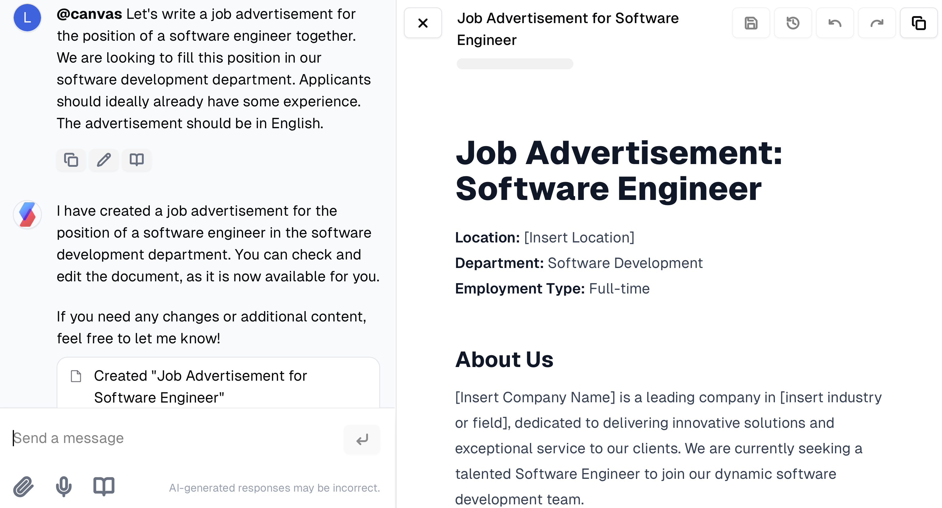 Neue Canvases in der synsugar AI Suite v1.6.0