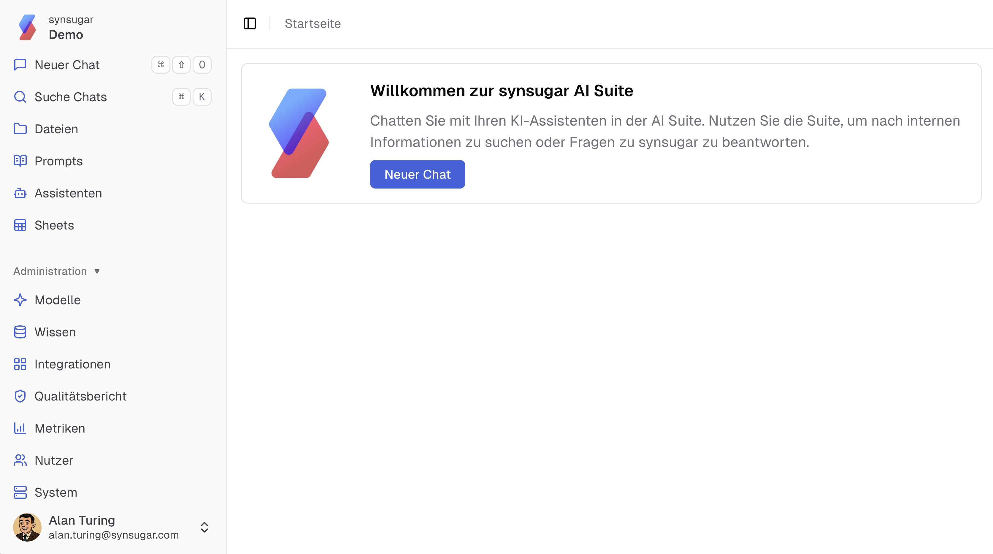 Ai-Suite Startbildschirm