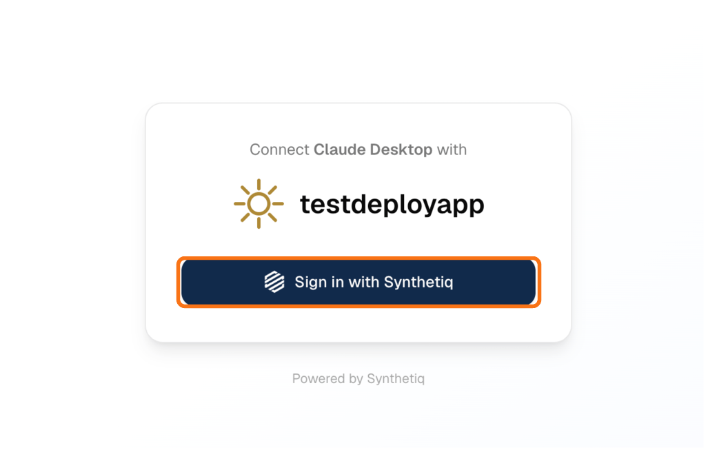 The app's sign-in window with a Sign in button