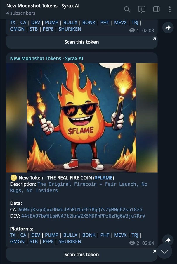 Scanner Moonshot Support