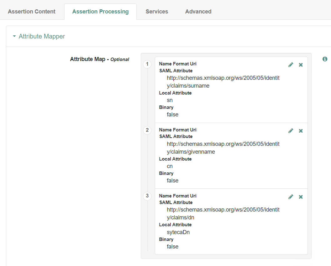 ForgeRock AM Entity Providers page with a new remote service