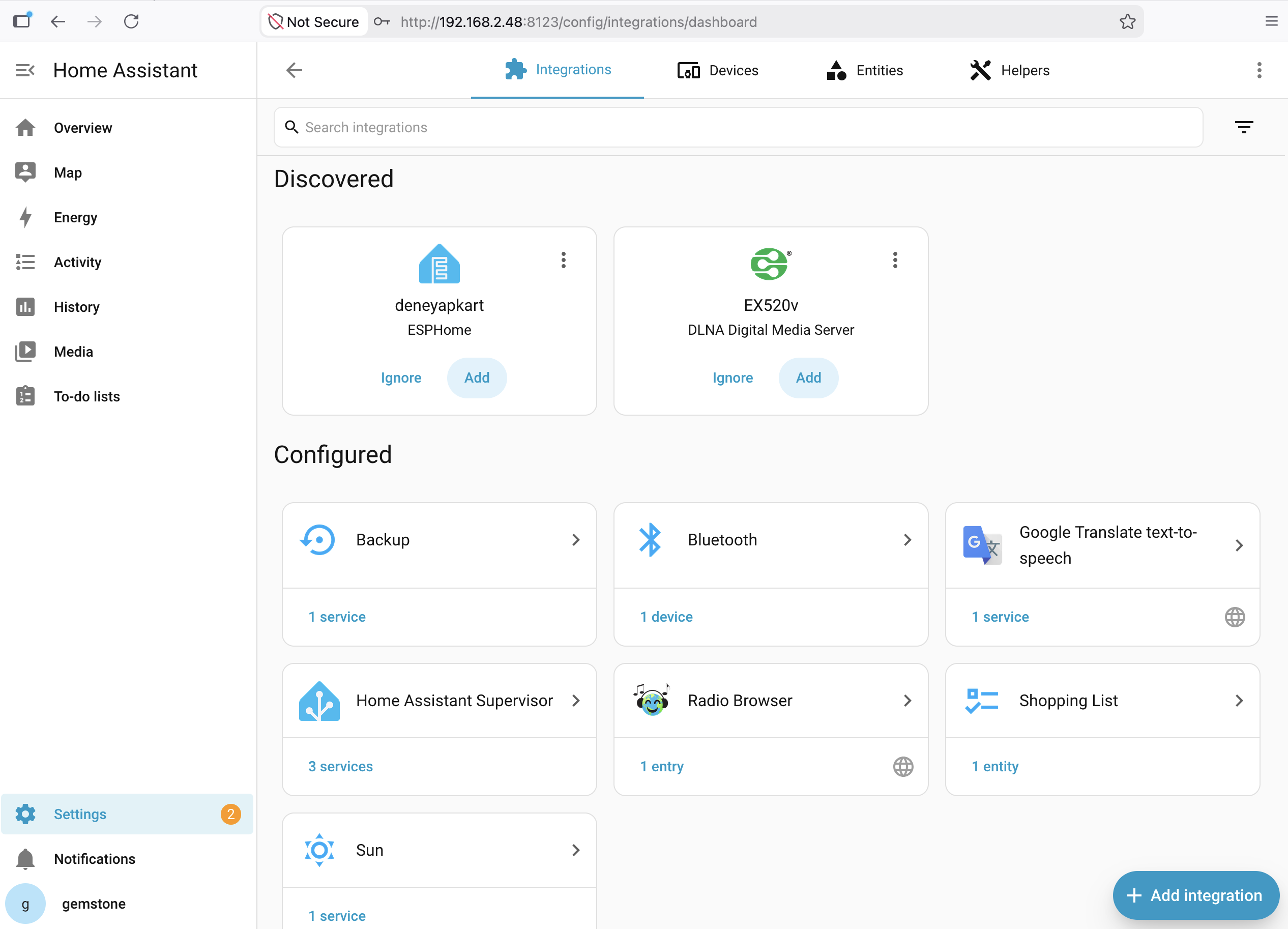 Adding ESPHome Device