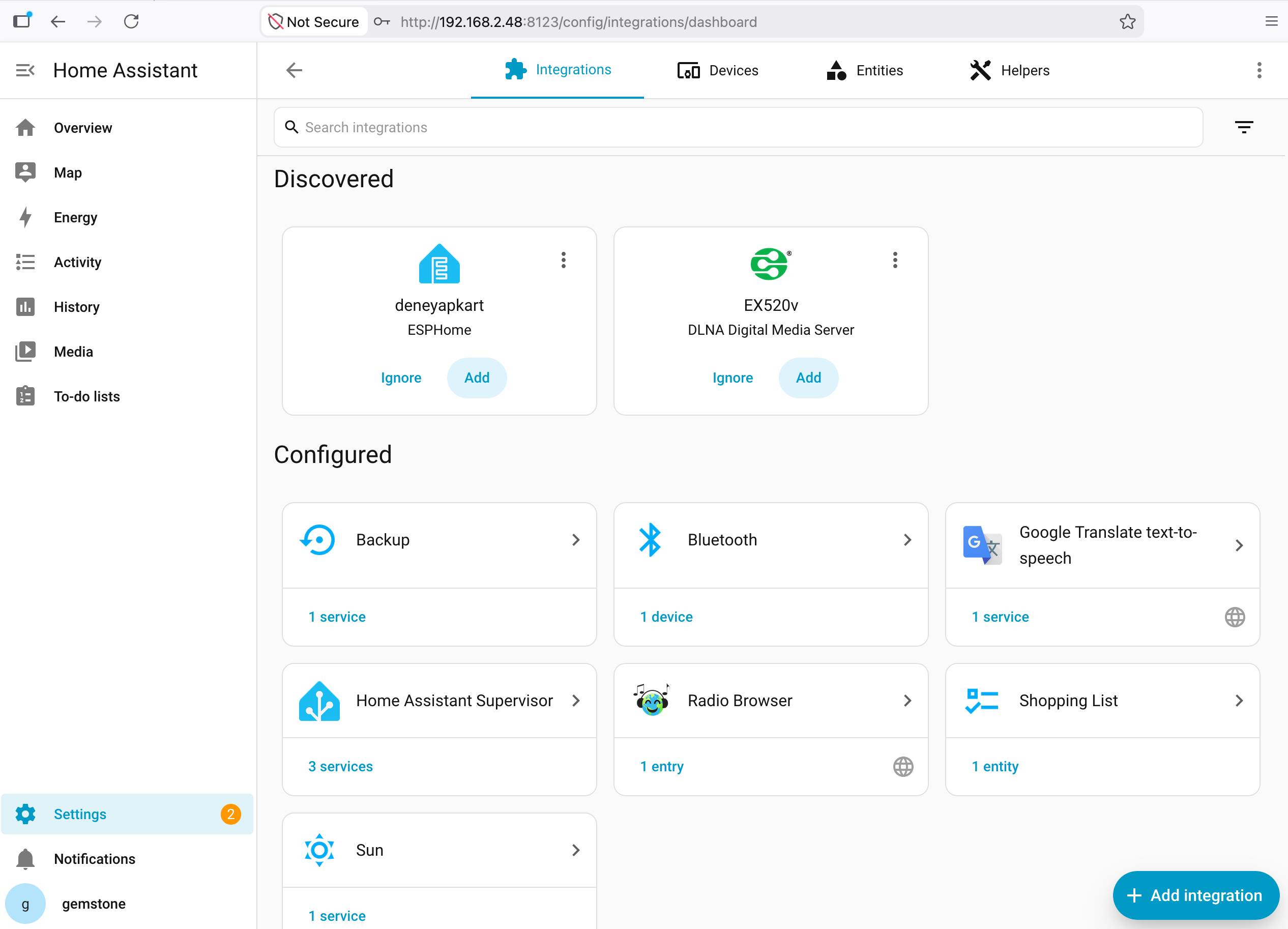 Adding ESPHome Device