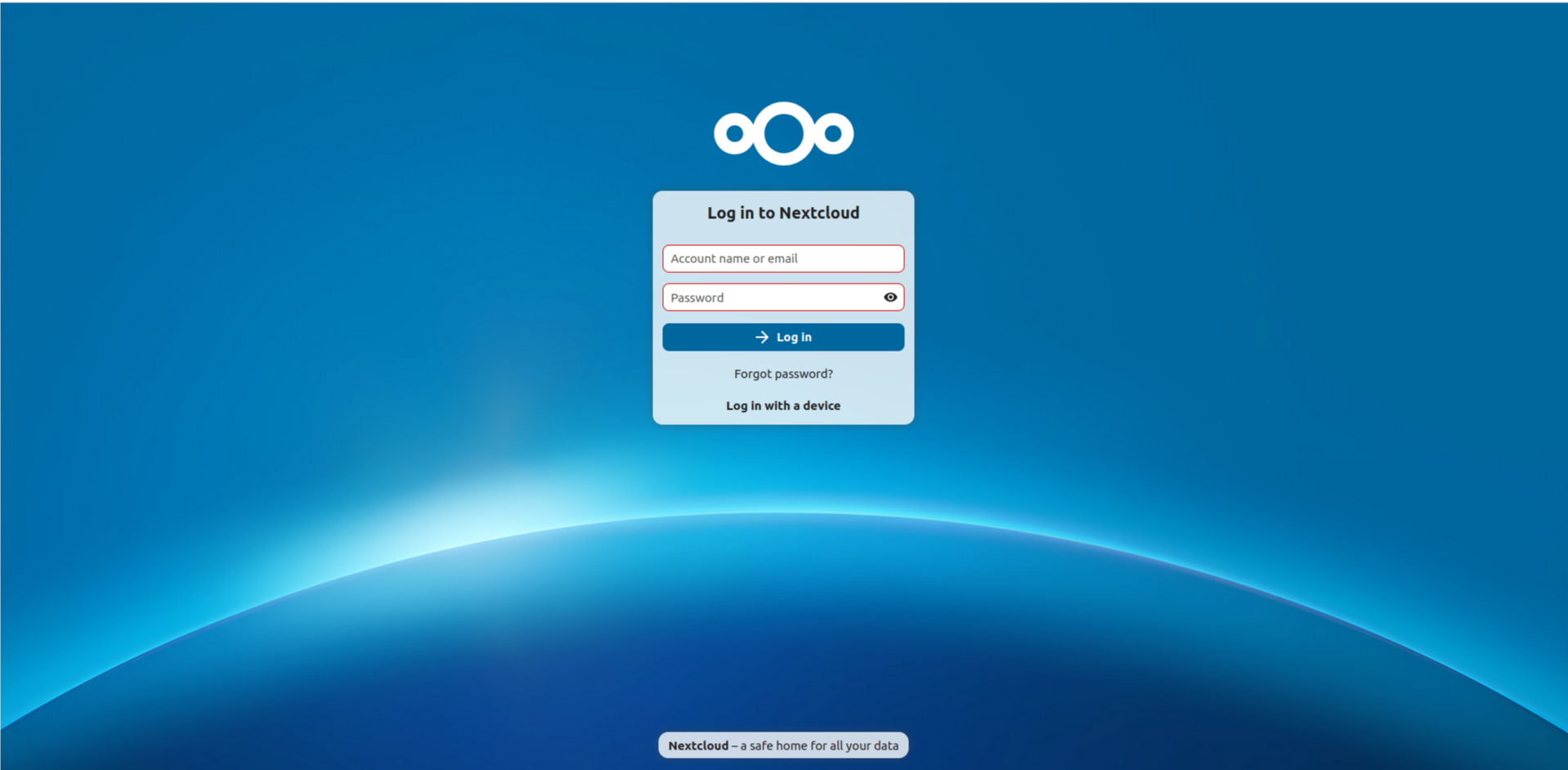 Nextcloud login