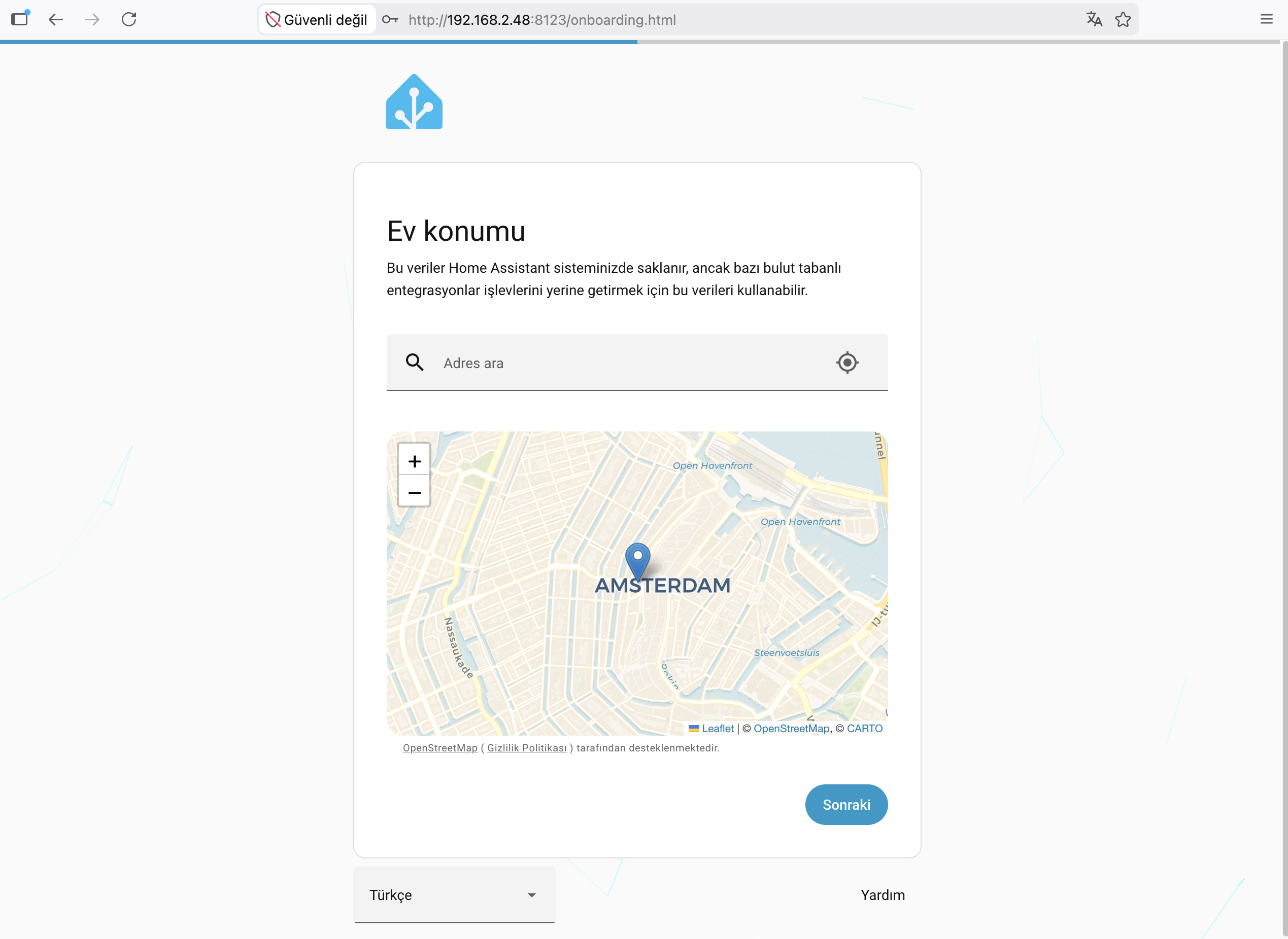 Ev Konumu