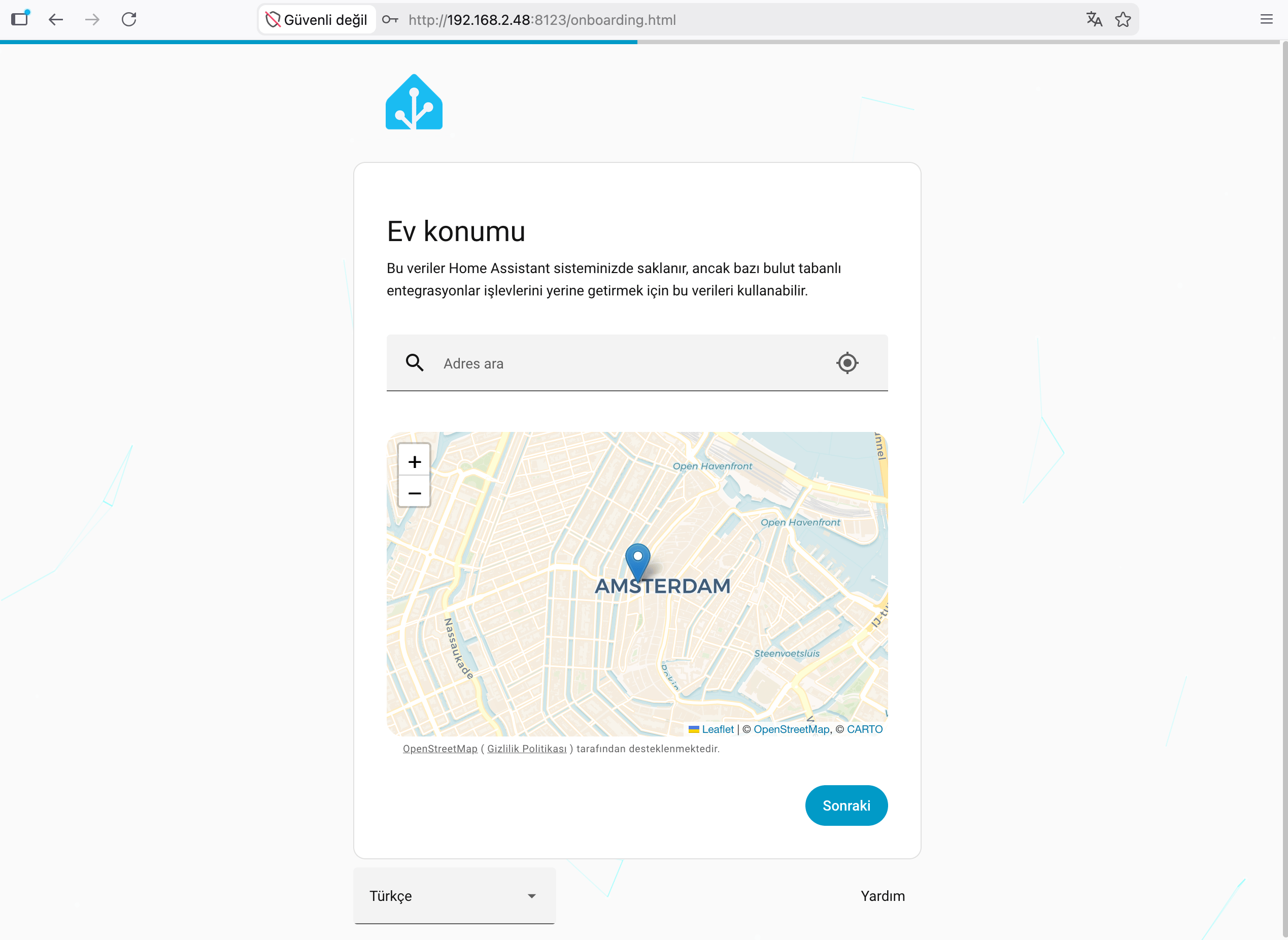 Ev Konumu