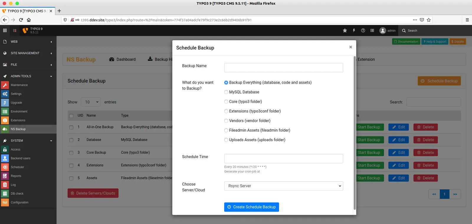 ns-backup-typo3-add-new-schedulers
