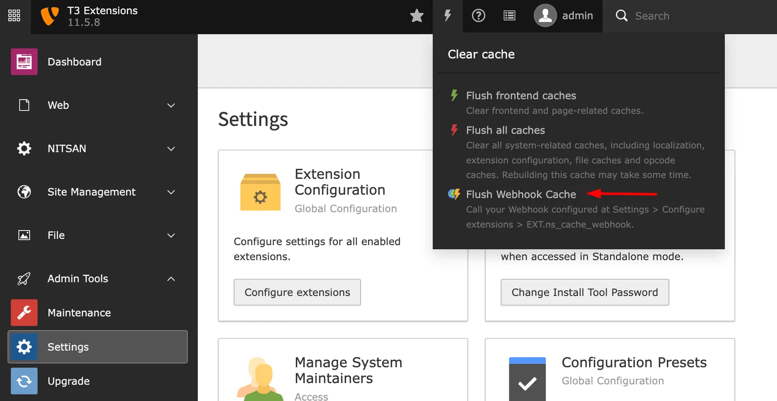 Usage_Cache_Webhook_TYPO3_Extension