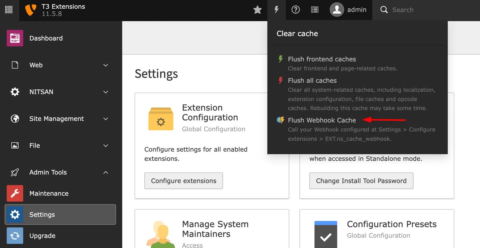 Usage_Cache_Webhook_TYPO3_Extension