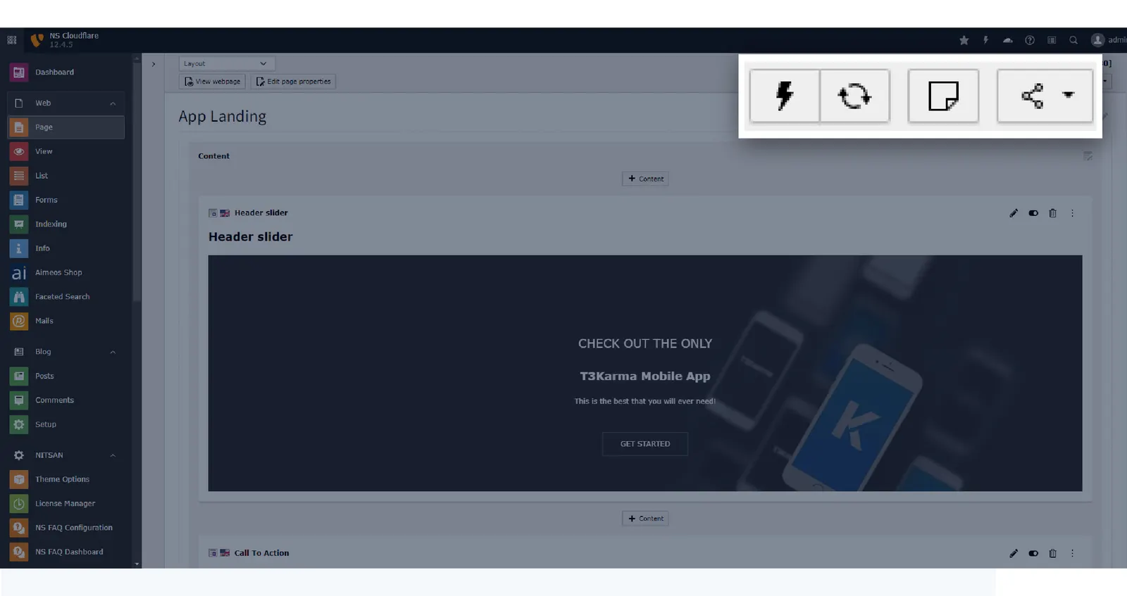 page Configuration