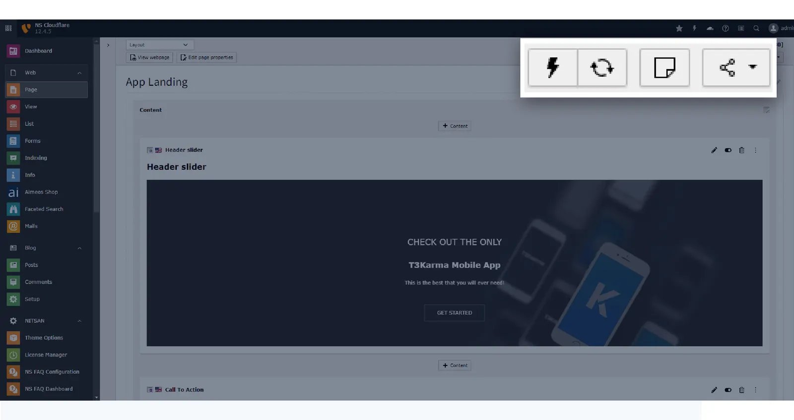 page Configuration