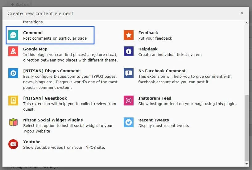 Add Comment Plugin