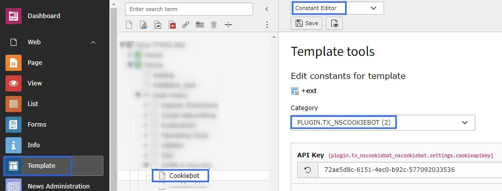 Cookiebot Configuration