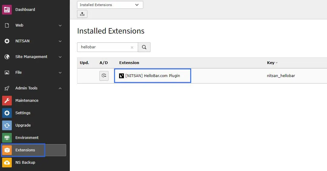 Install Extension